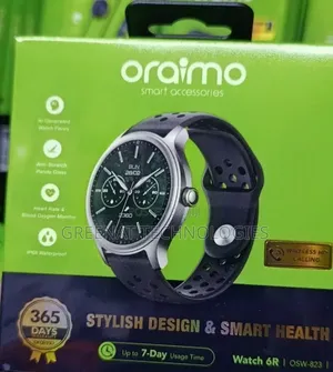 Oraimo Watch 6R OSW-823 - Round Smart Watch 7-Day Battery