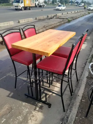 High Stools and High Rectangular Table