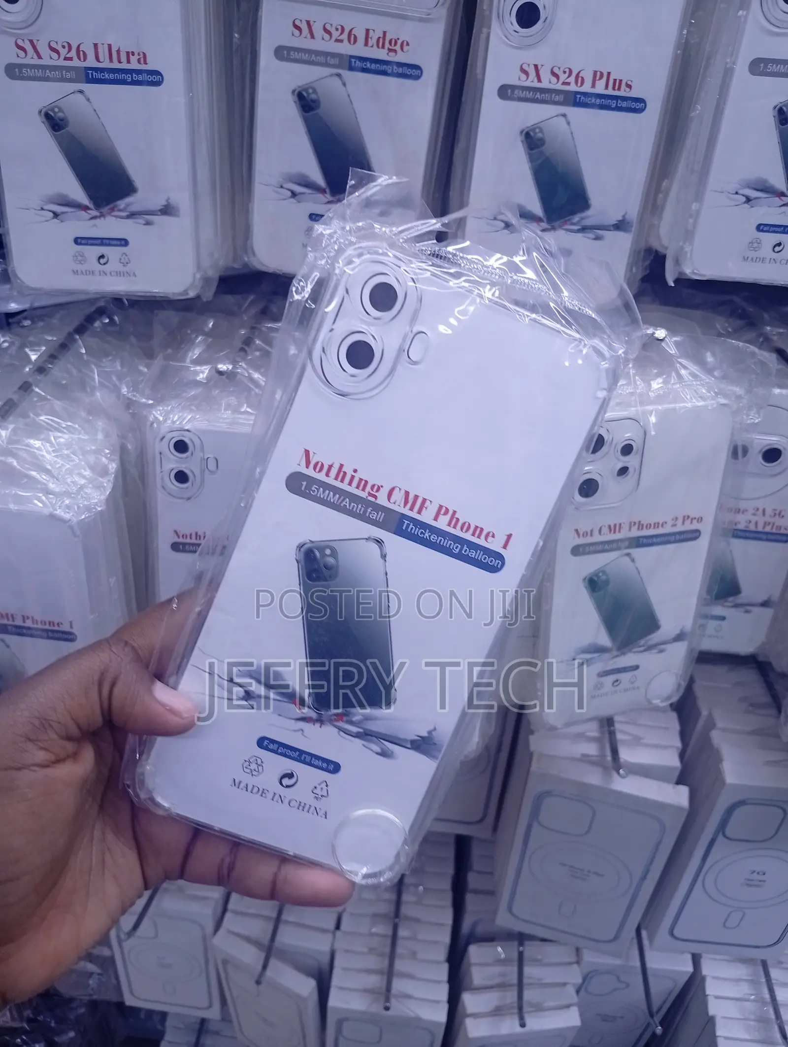 Nothing CMF Phone 1 Soft, Shockproof Cover With a Clear Back