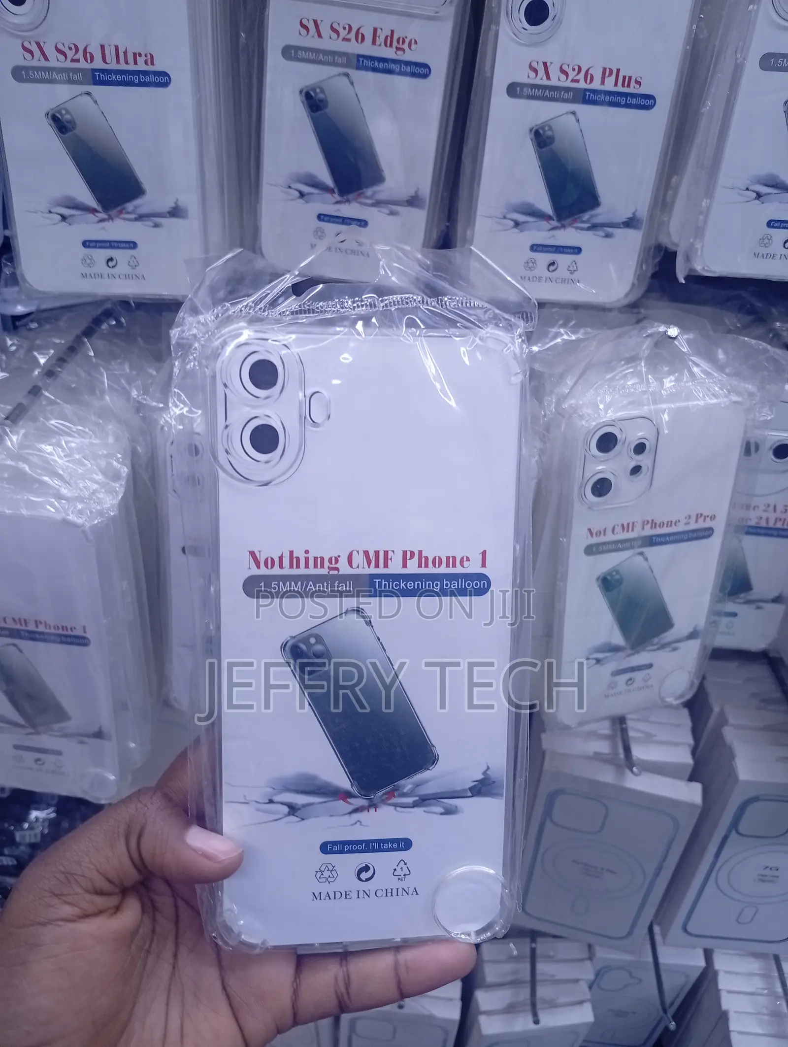 Nothing CMF Phone 1 Soft, Shockproof Cover With a Clear Back