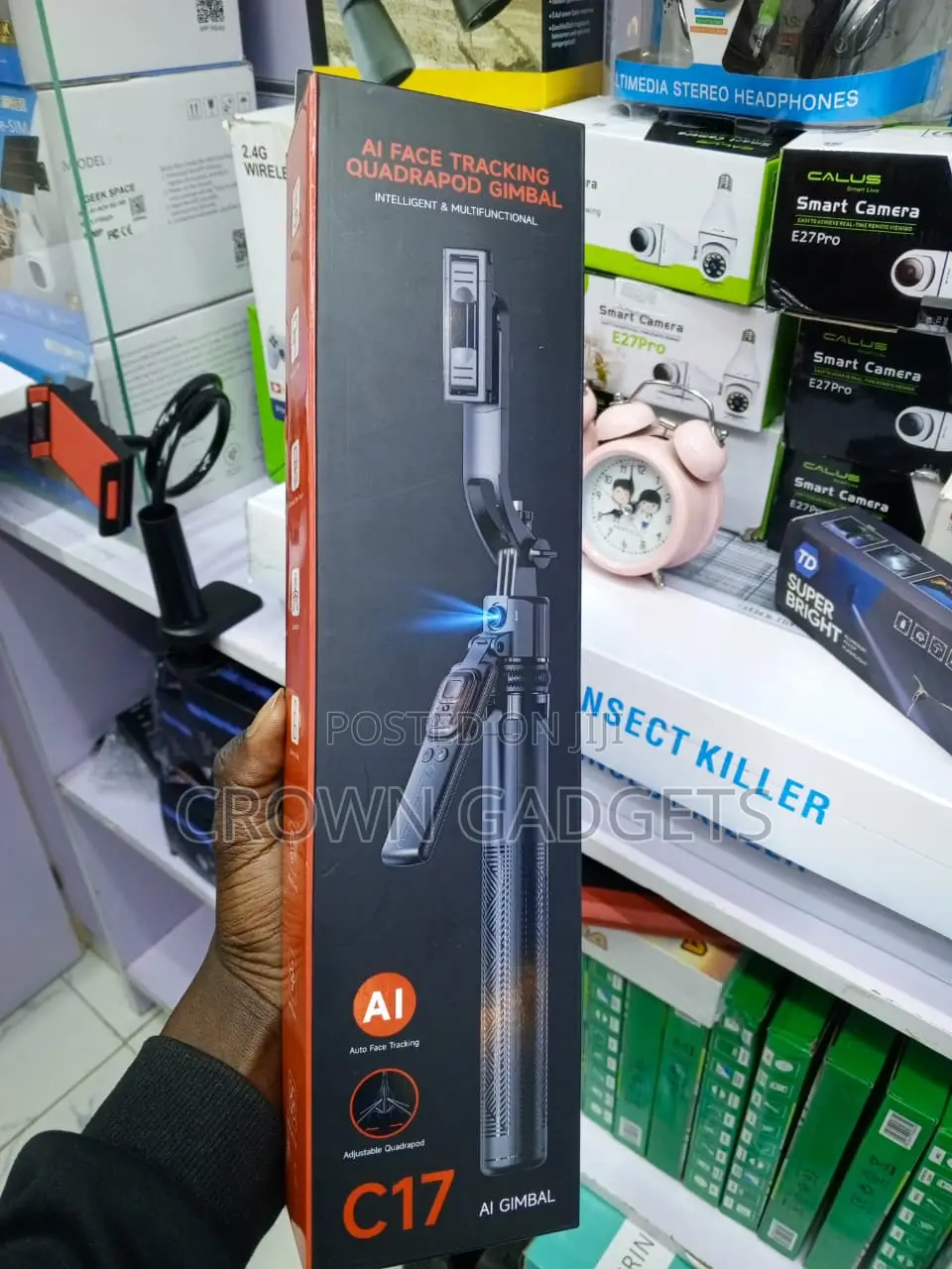 C17 AI Phone Tracking Mount for TikTok YouTube Reels