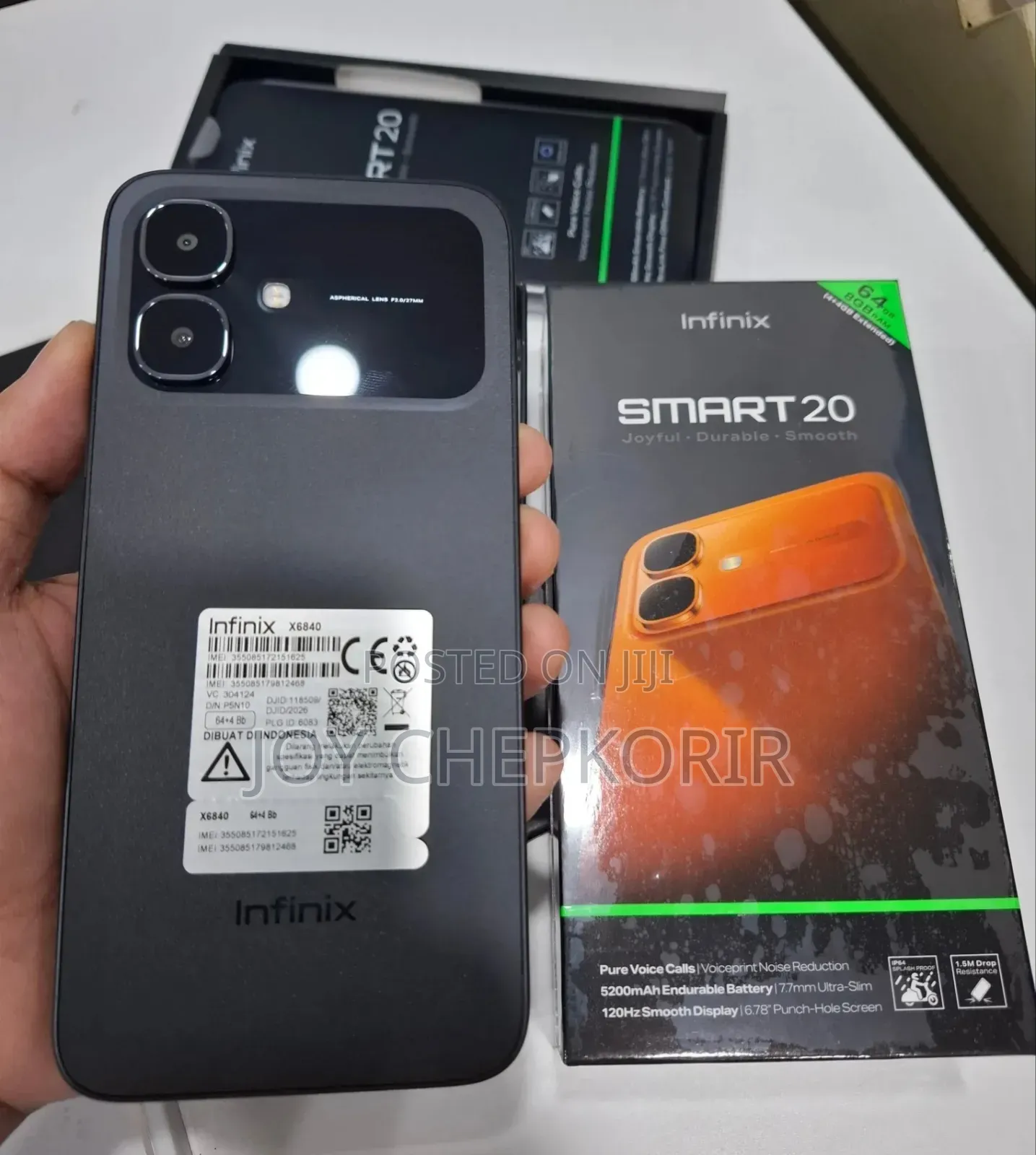 New Infinix Smart 20 64 GB Black