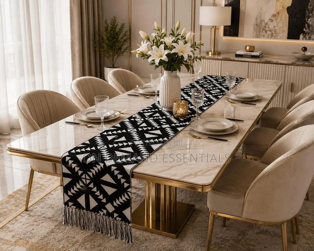 Transform Your Dining Table With Timeless Elegance Table Runner - main view