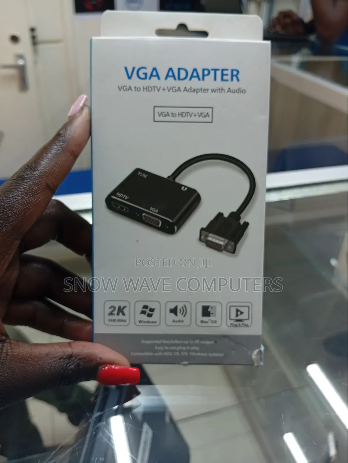 VGA to HDTV and VGA With Audio Adapter