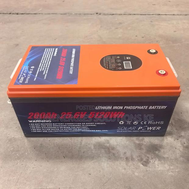 5.12kwh 25v 200ah Lithium Iron Phosphate Battery