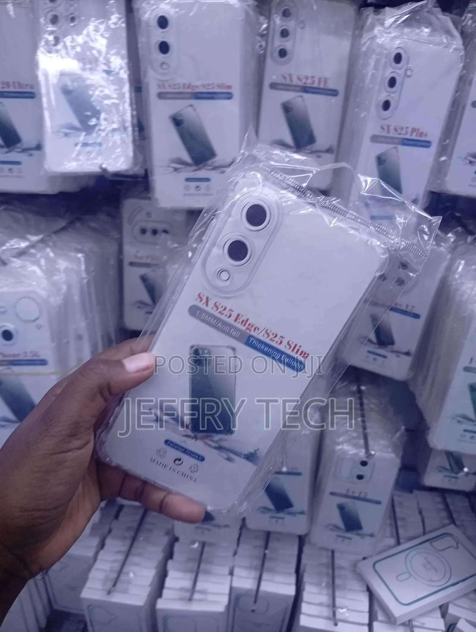 Samsung Galaxy S25 Edge Fully Transparent Case