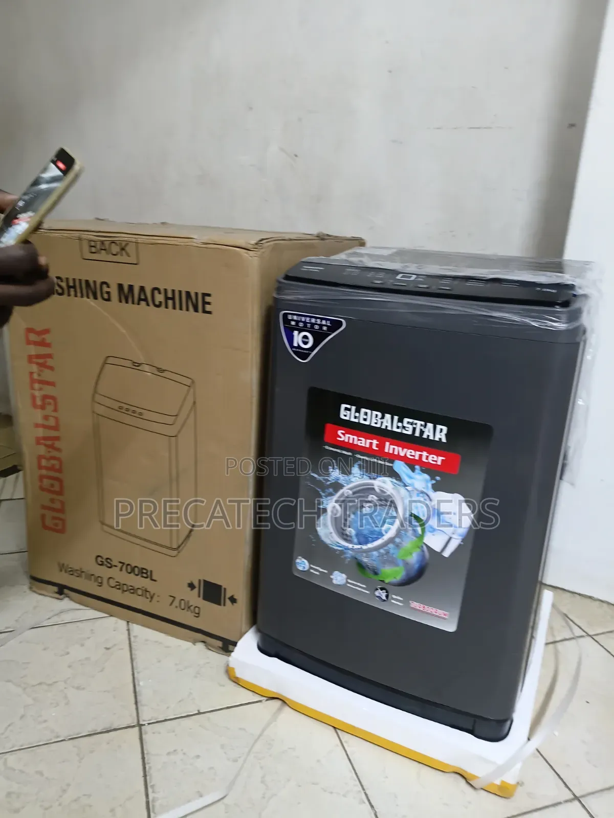 Globalstar 7KG Smart Inverter Fully Automatic Washing Machine