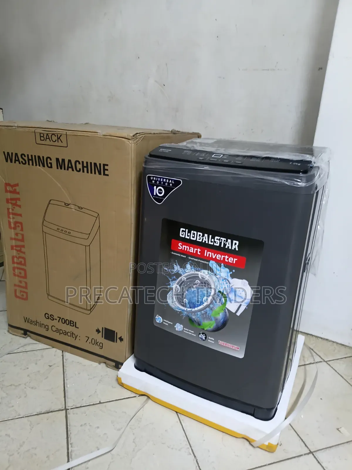 Globalstar 7KG Smart Inverter Fully Automatic Washing Machine