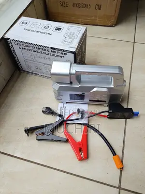 High Power Digital Jump Starter /Compressor Adjustable Flash Light