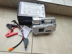 12V High Power Emergency Car Battery Booster With Air Compressor