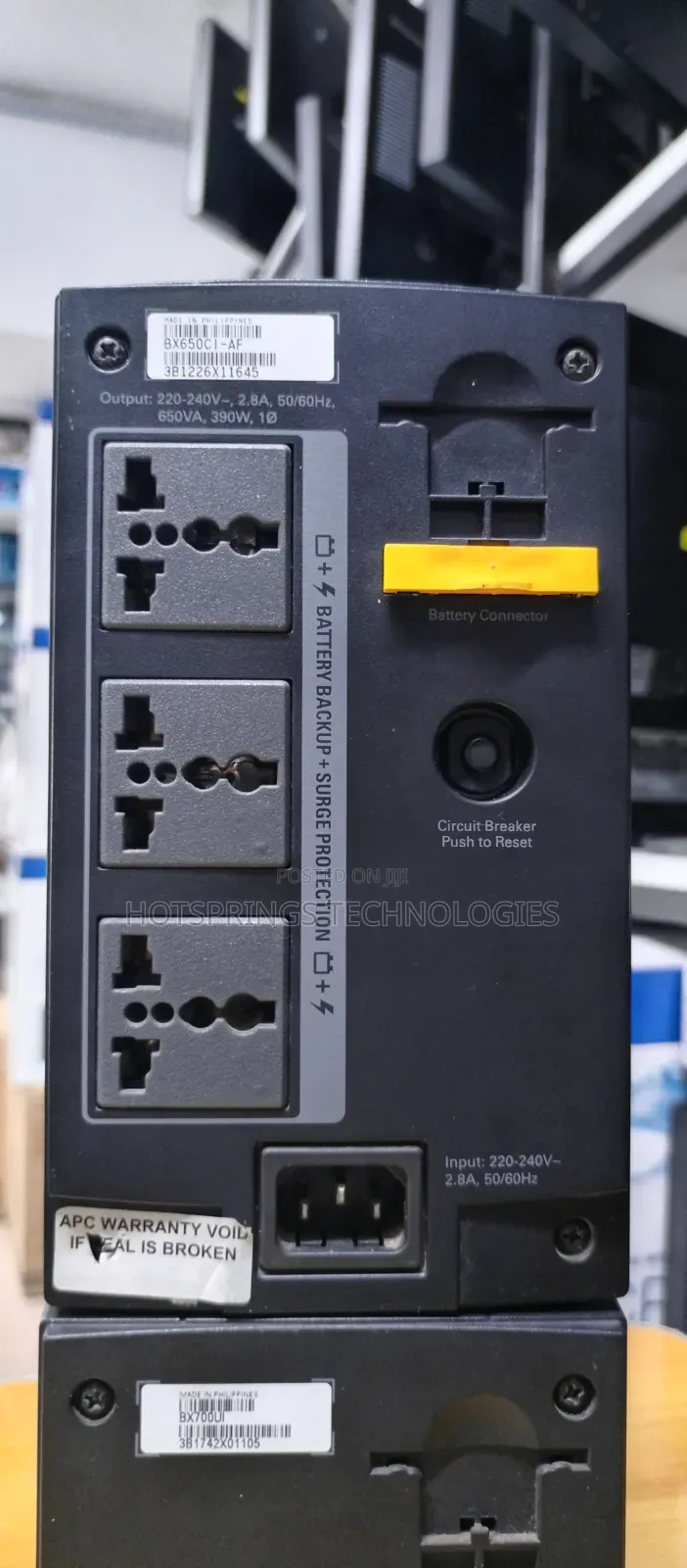 APC Back-Ups 700VA Uninterruptible Power Supply (UPS)