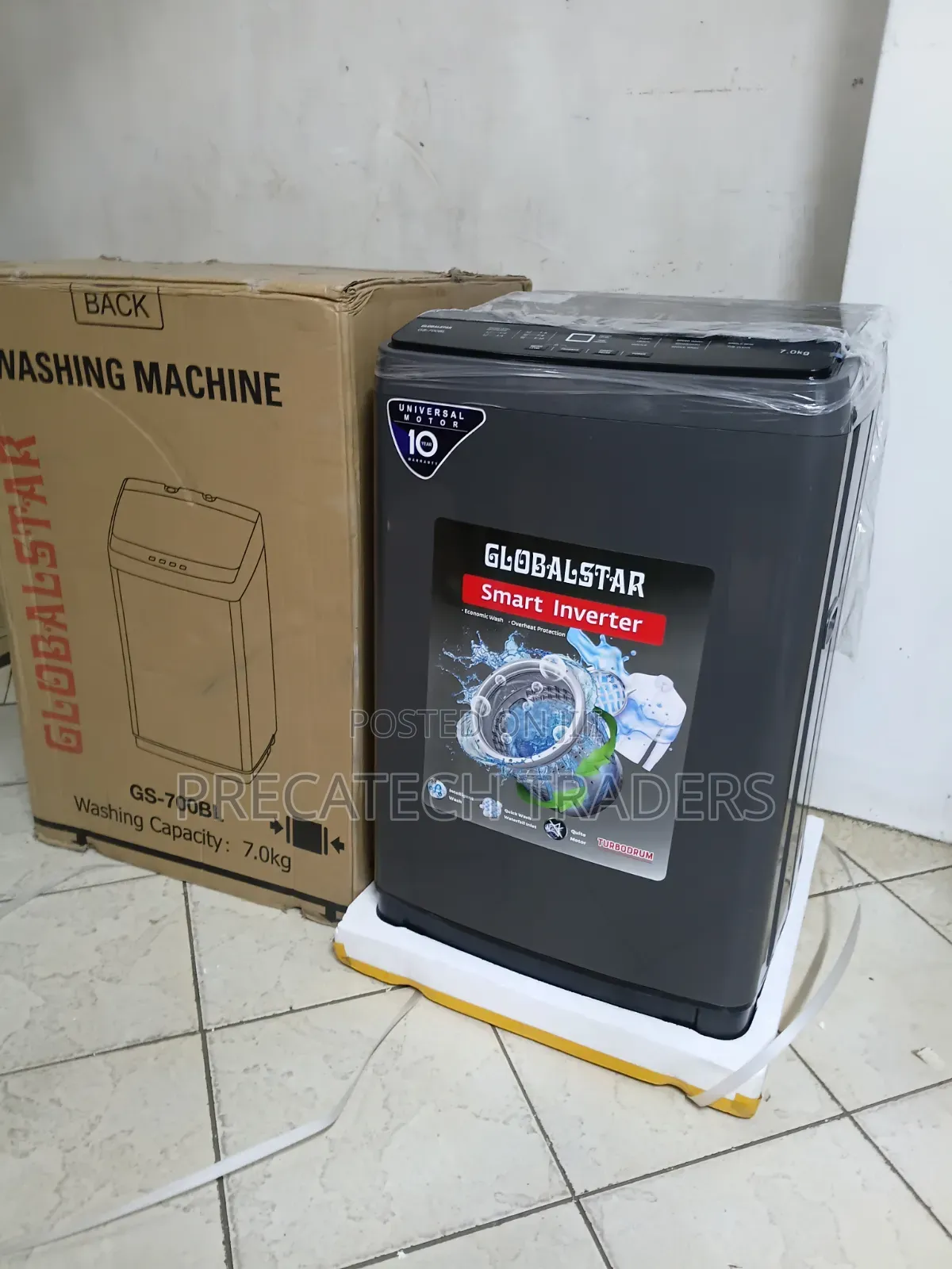 Globalstar 7KG Turbo Drum Washing Machine