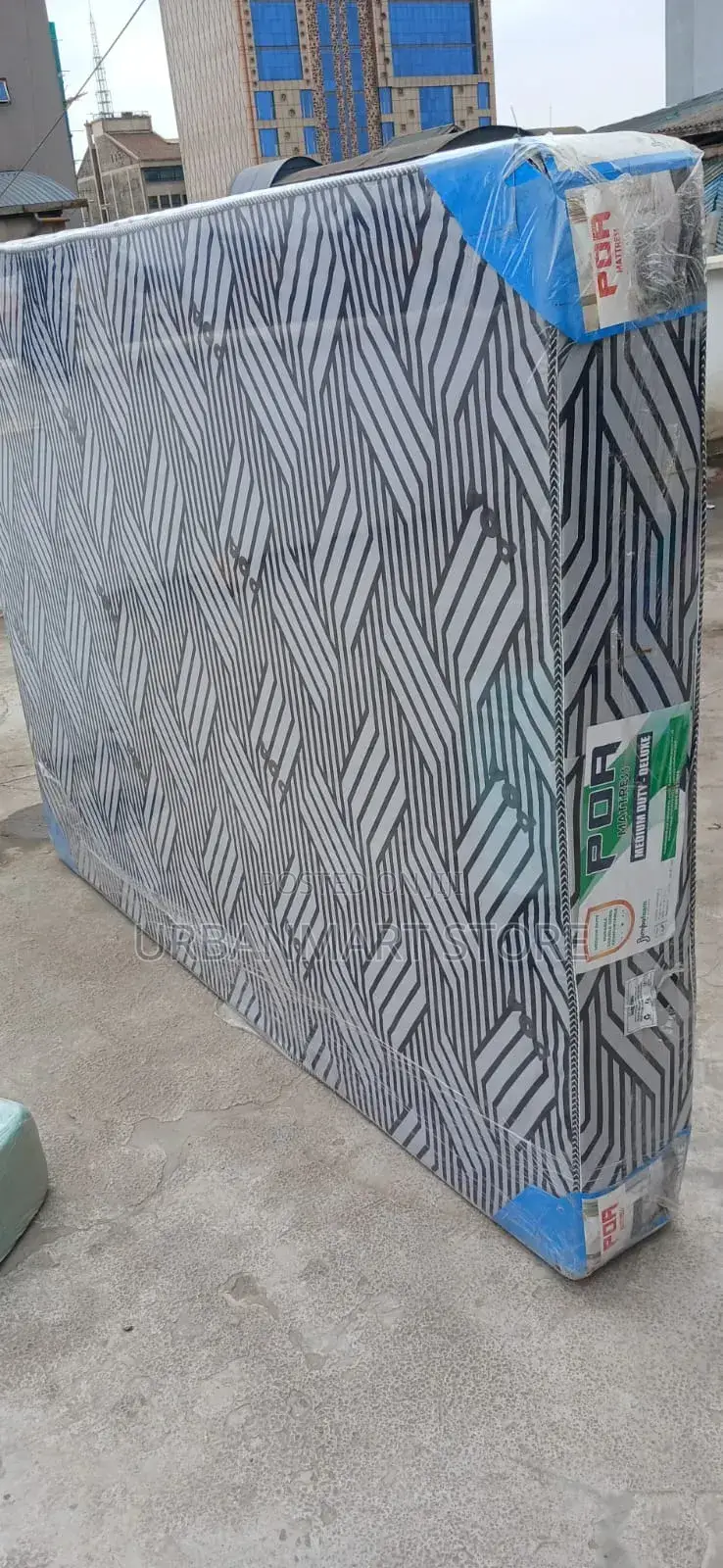 Jumbo Poa Superfoam Bed Mattress 4 1⁄2x6 Plain Top