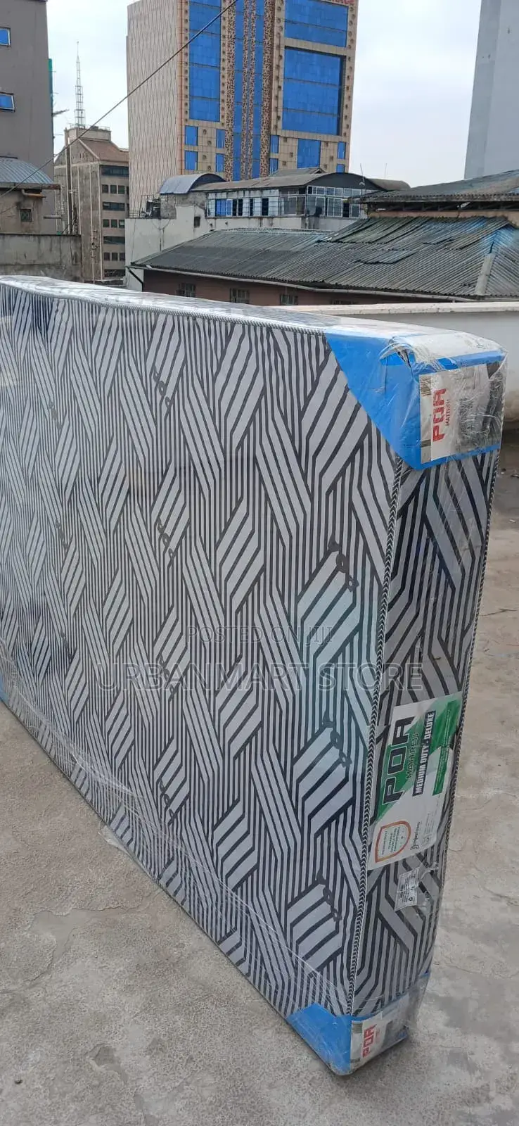Jumbo Poa Superfoam Bed Mattress 4 1⁄2x6 Plain Top