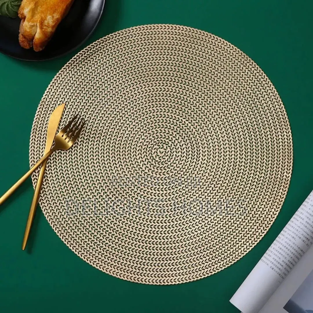 6pcs PVC Non-Woven Table Mats-Elk