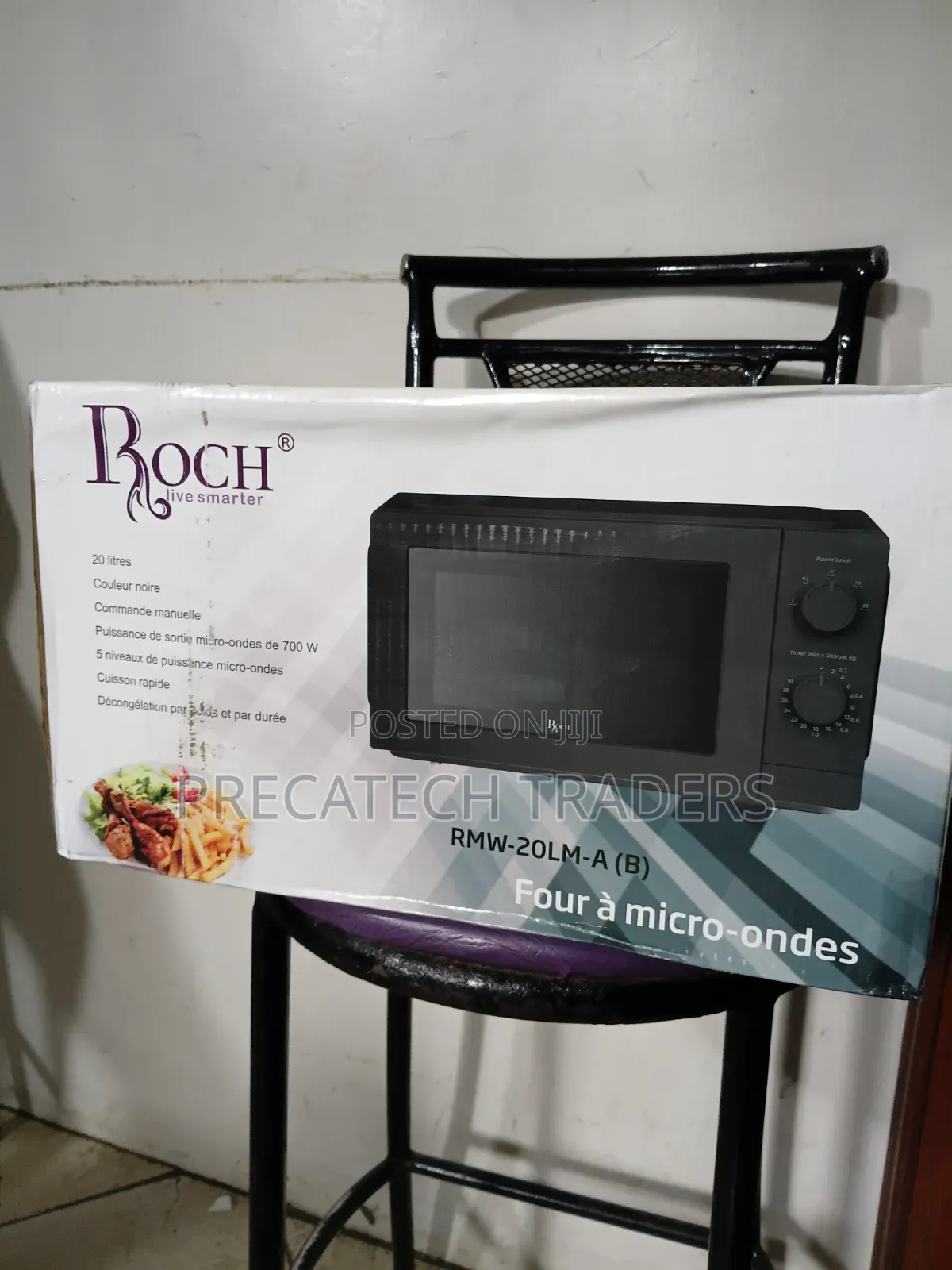 Roch 20L Microwave Oven – 700W Manual Control