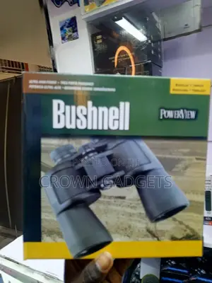 Bushnell PowerView Binocular Set With Lens Cloth Bag