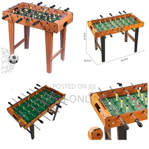 Wooden Foosball Table 84.5cm Indoor Soccer Arcade Game