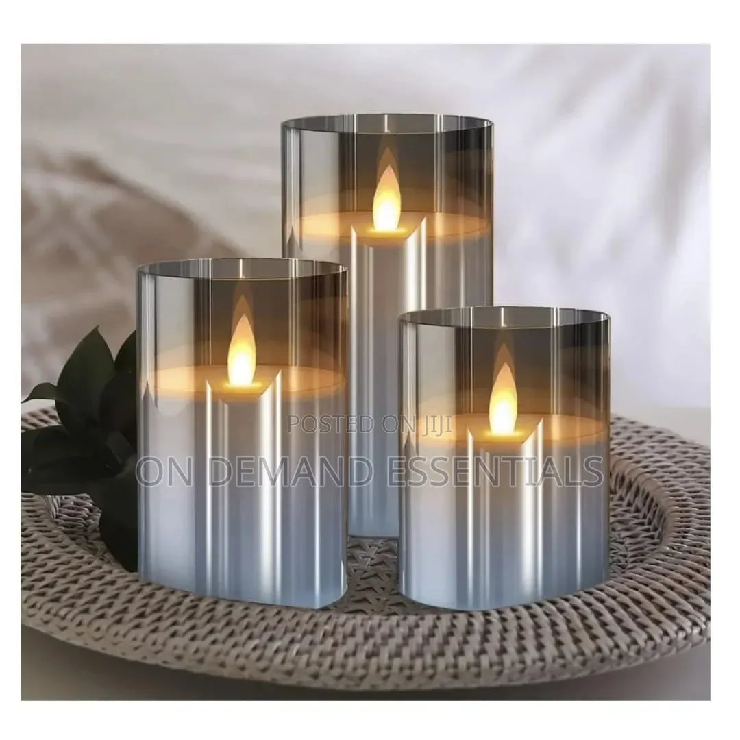 *Flameless Candles 3D Wick Electric LED Candle Battery Operated