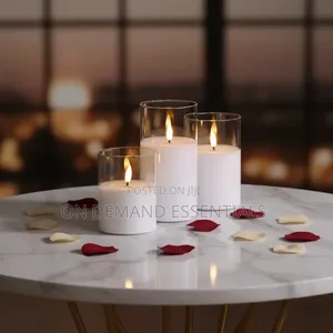 *Flameless Candles 3D Wick Electric LED Candle Battery Operated