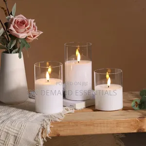 *Flameless Candles 3D Wick Electric LED Candle Battery Operated