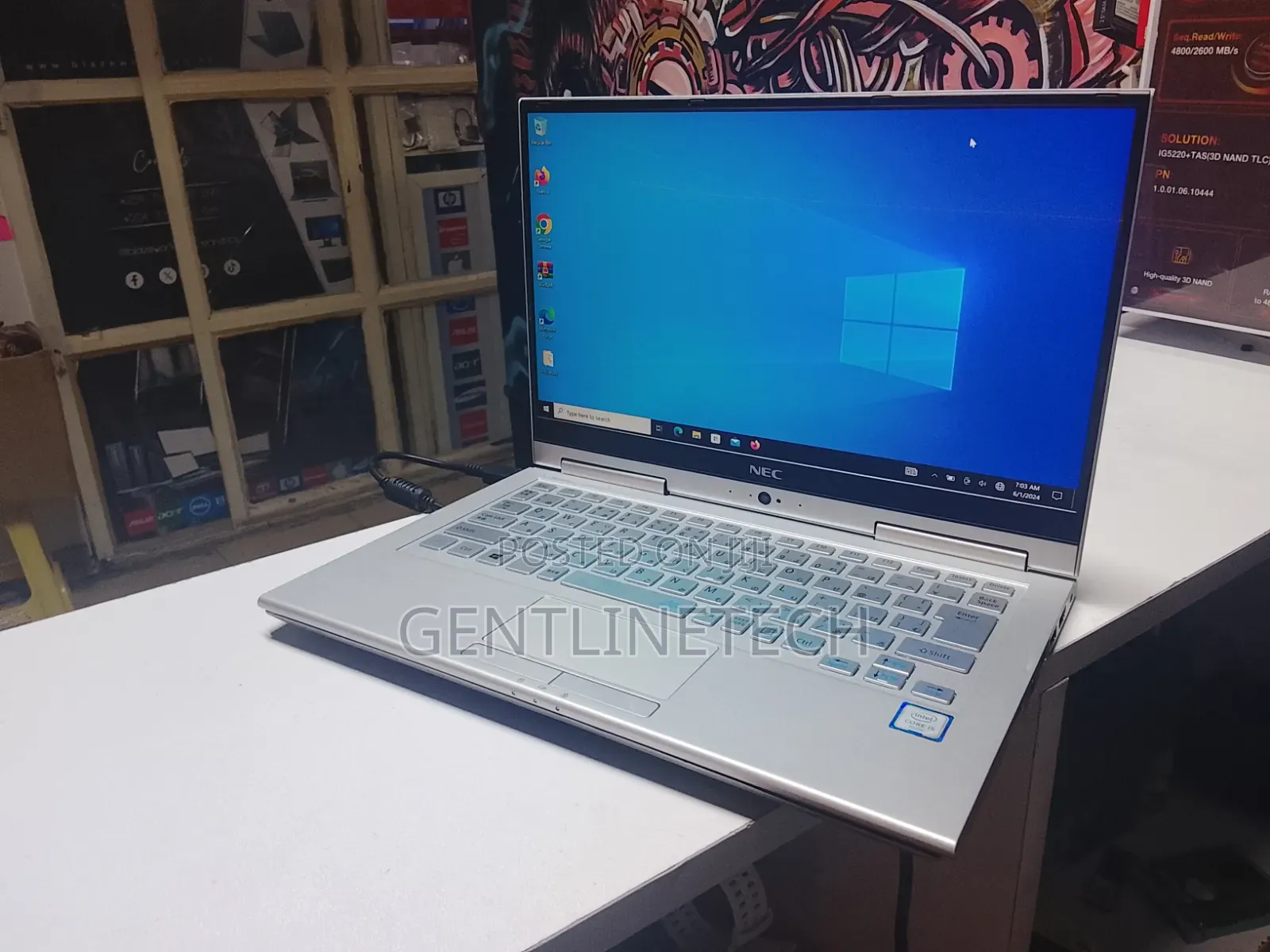 Laptop NEC 8GB Intel Core i5 SSD 128GB