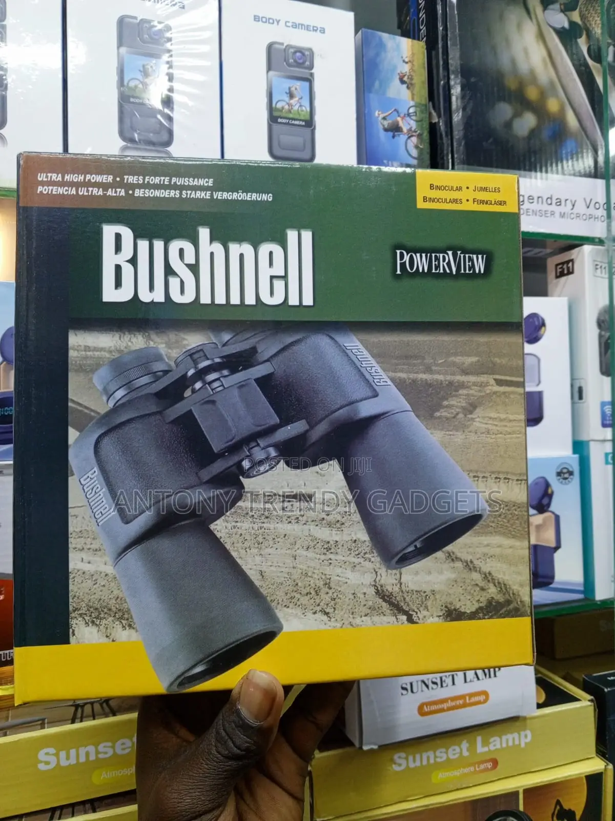 Bushnell PowerView Long Range Binoculars With Carry Bag
