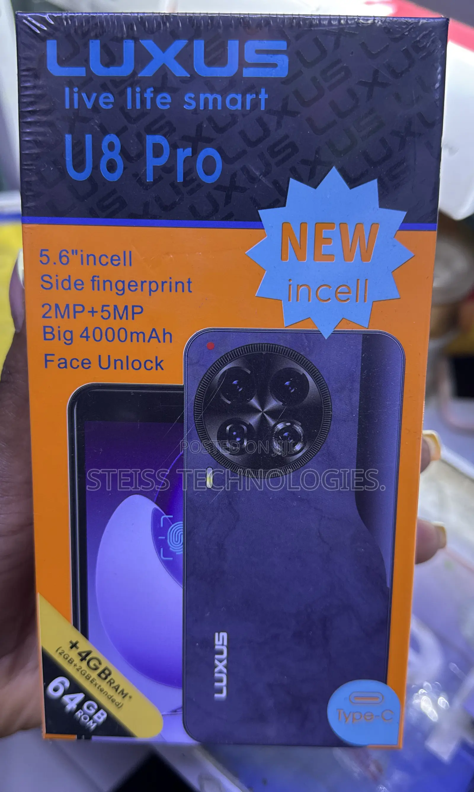 New Mobile Phone 64 GB Black