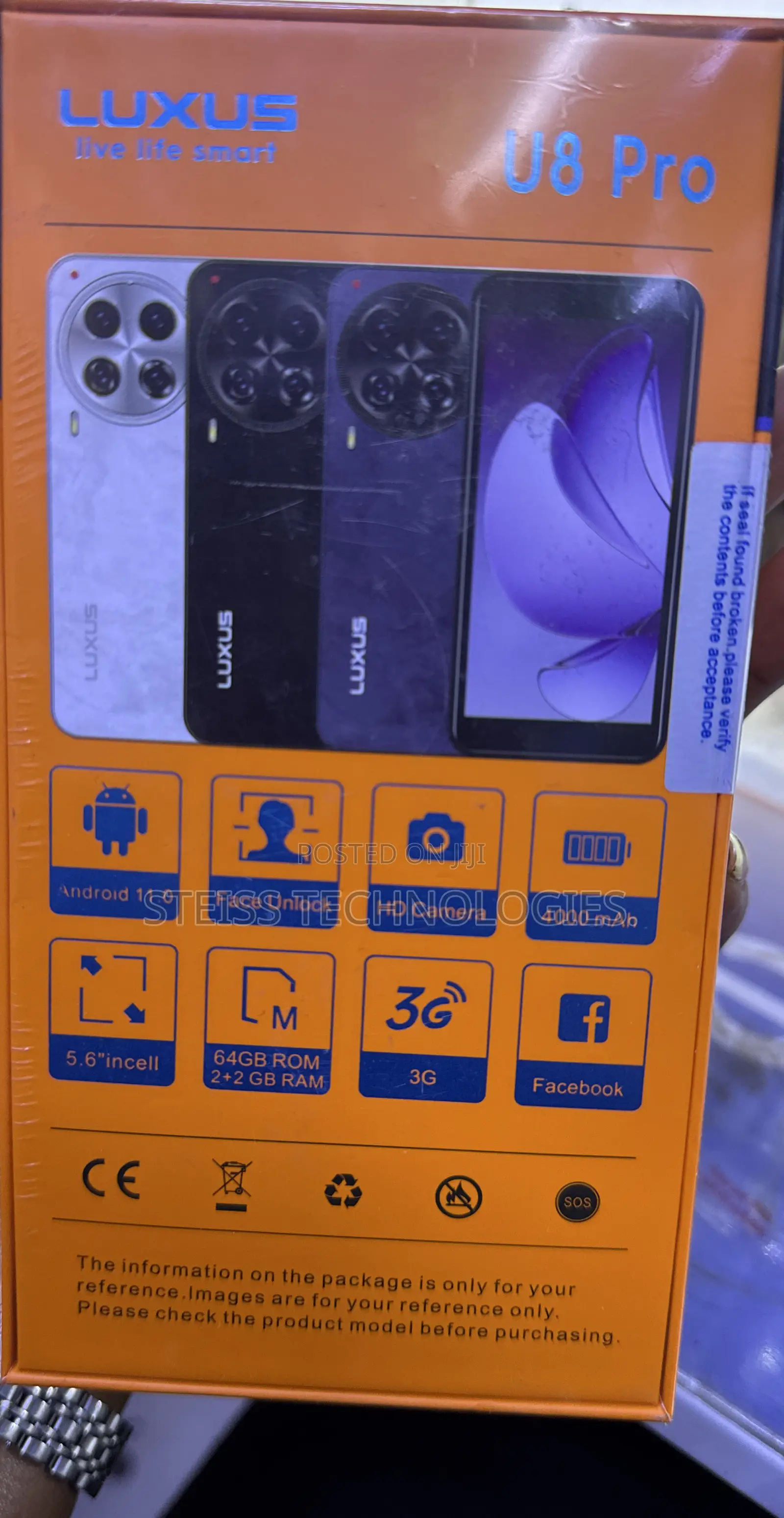 New Mobile Phone 64 GB Black