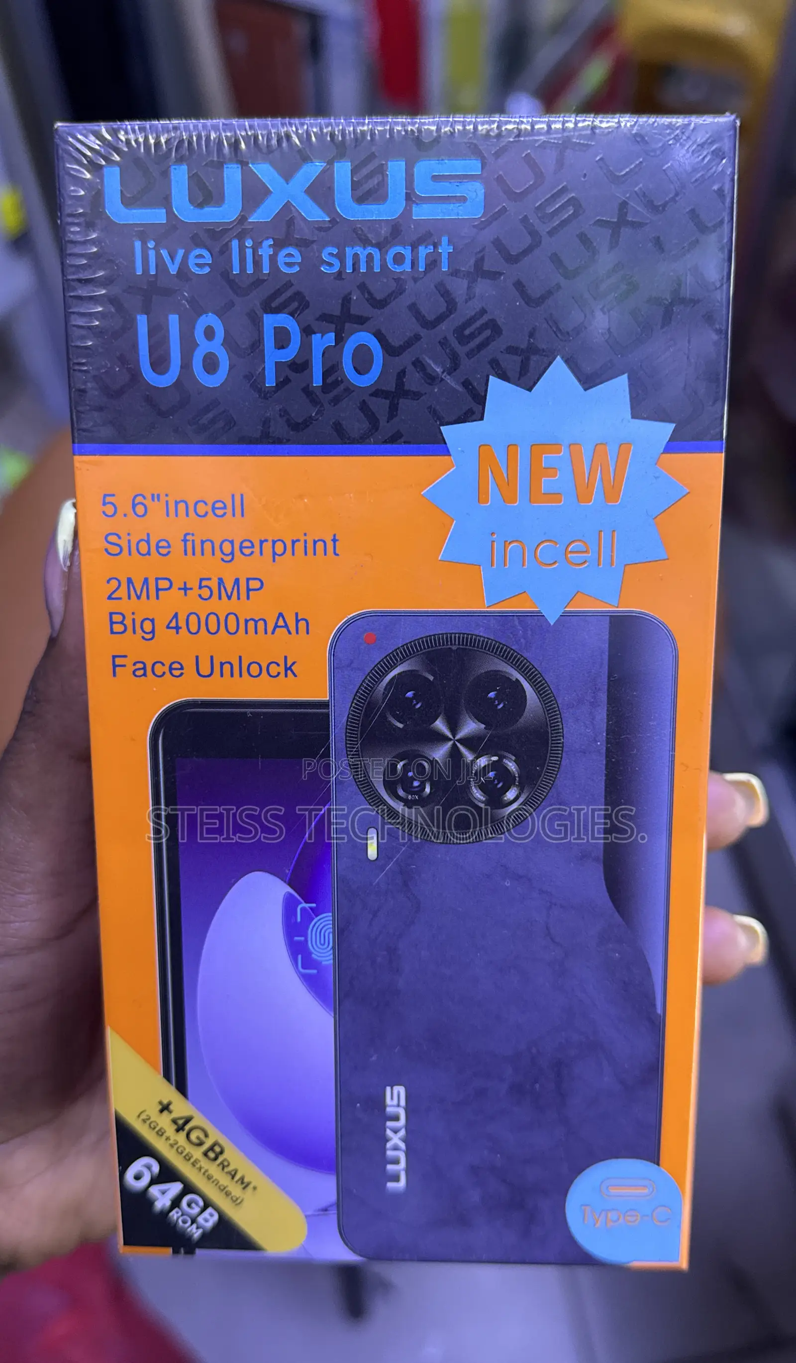 New Mobile Phone 64 GB Black