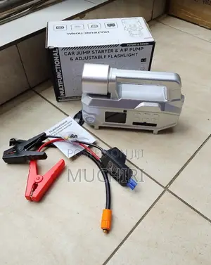 Heavy Duty Emergency Digital Jump Starter With Air Pump USB Output