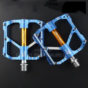 ROCKBROS Aluminum Alloy MTB Flat Pedals – Anti-Slip Bicycle Pedals