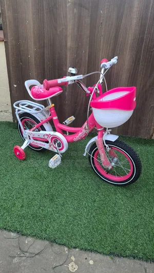 Bike Size 12 With Basket -Pink