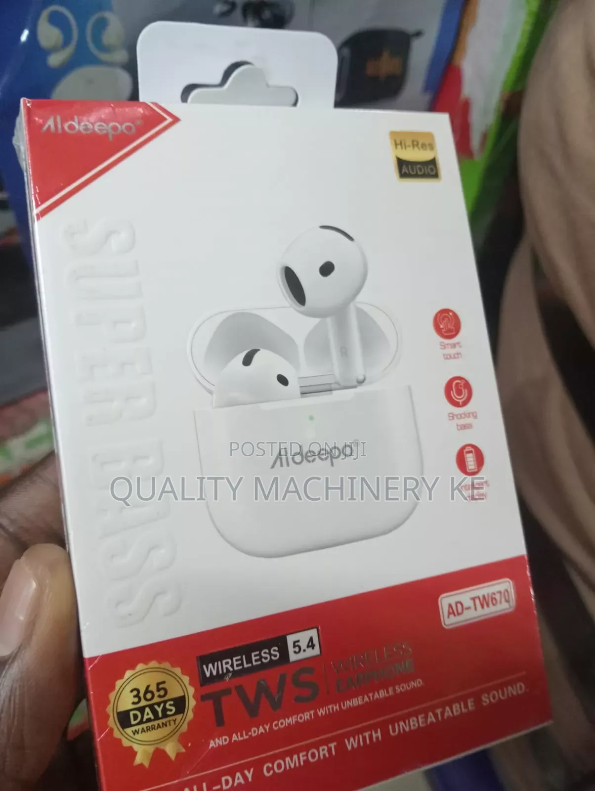 Comfortable to Wear Adeepo Airpods/Earpods