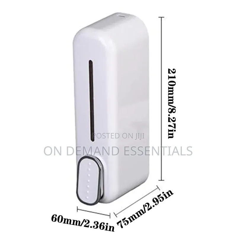 Wall Mount Soap Dispenser Manual Shampoo Shower Gel Dispenser