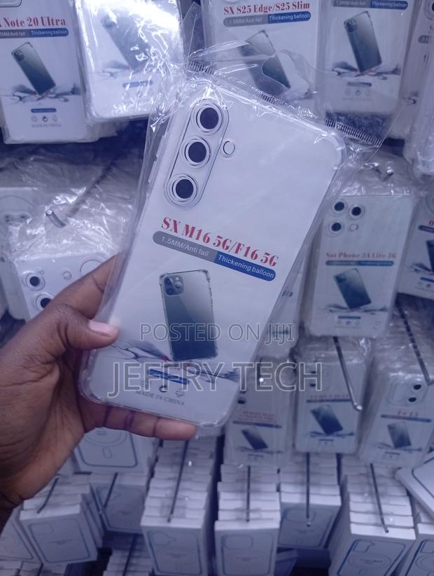 Samsung Galaxy M16 Clear Shockproof Bumper Phone Case - thumbnail 2