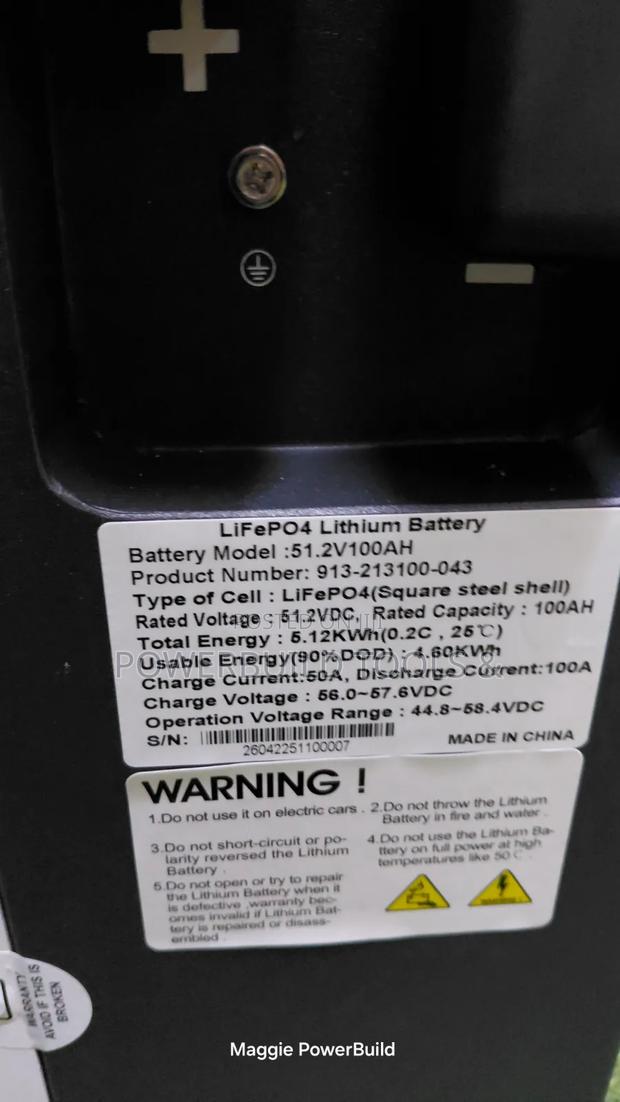 Redsun 5kw 100ah 51.2V Lithium Battery - thumbnail 3