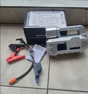 Multi-Function Digital Jump Starter With Tire Compressor