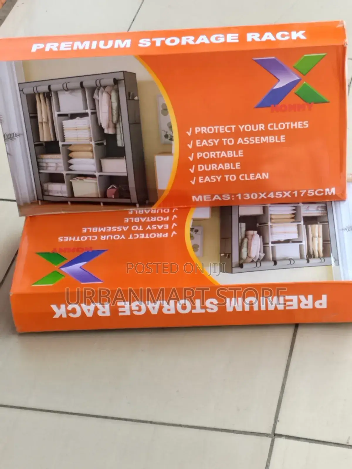 Metallic Wardrobe With Spacious Storage