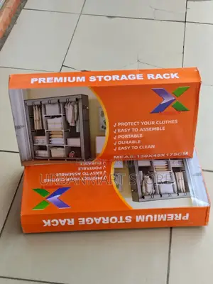 Modern Metallic Clothes Wardrobe, 3 Column