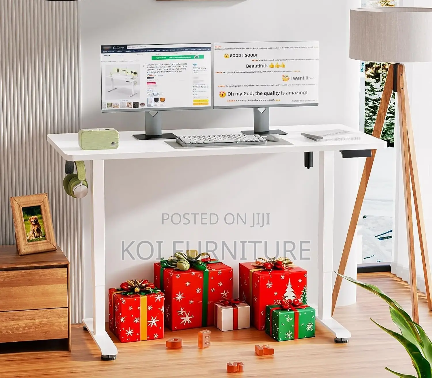 Office Desk; 1.4 Meter Ergonomic Home Office Computer Location Desk