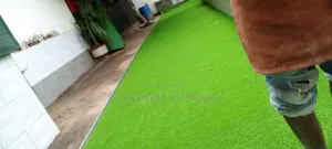 35mm Outdoor Surrounding No Mud Artificial Green Grass Carpet