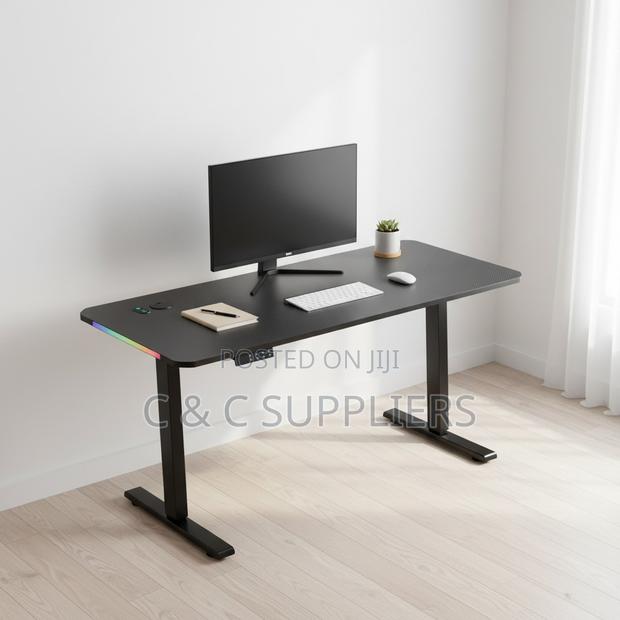Black Electric LIftable Office Desk-1200mm - thumbnail 8