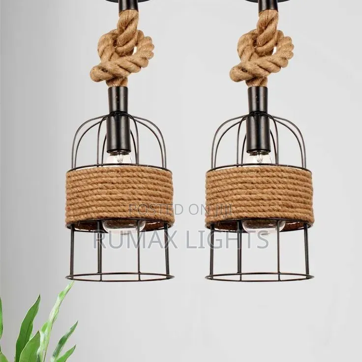 Rope Cage Pendant Light