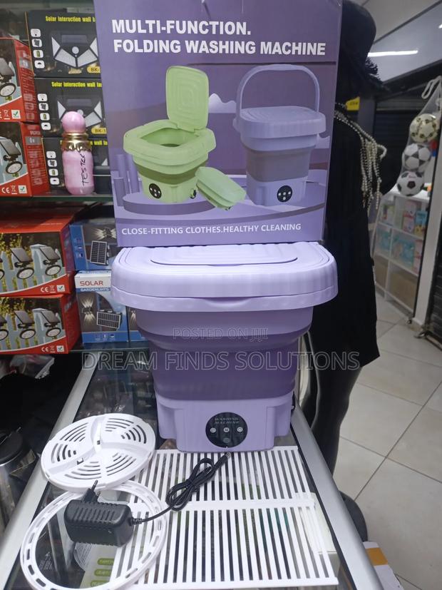 Portable Folding Mini Washing Machine for Delicates and Baby Clothes - thumbnail 2