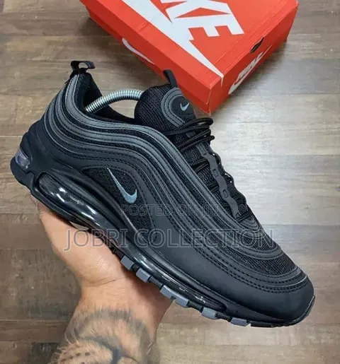 Air Max 97 Black Sparkly 97s Grey Black Glitter Sneakers