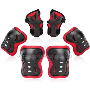 Bicycle Knee Elbow Guards – Adjustable Safety Pads