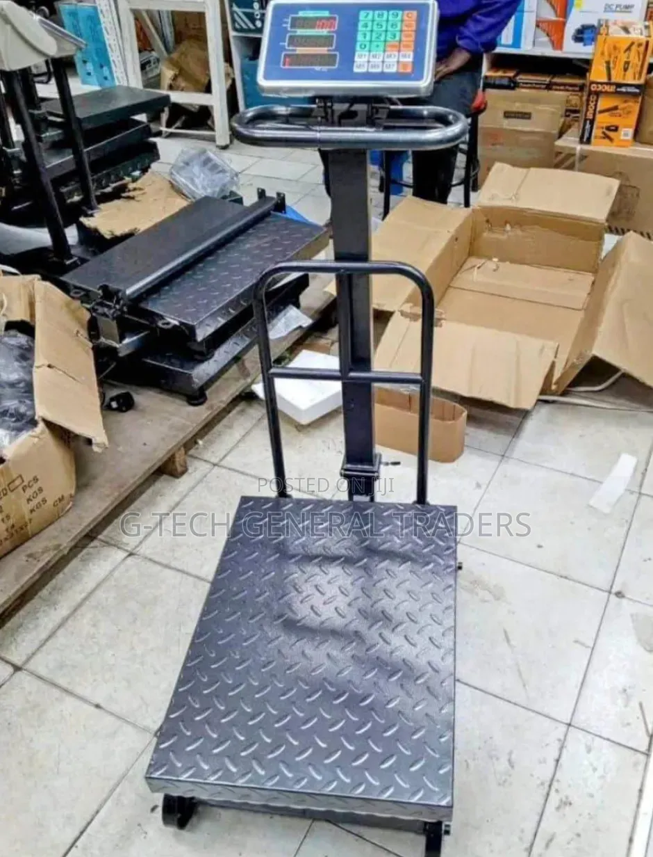 Heavy Duty Commercial Platform Scale of Up to 600kg With Guard