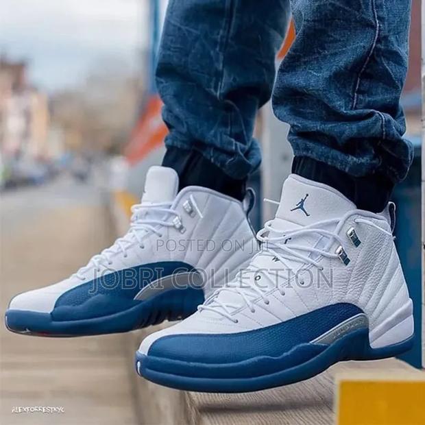 Air Jordan 12 Retro "French Blue" Sneakers - main view