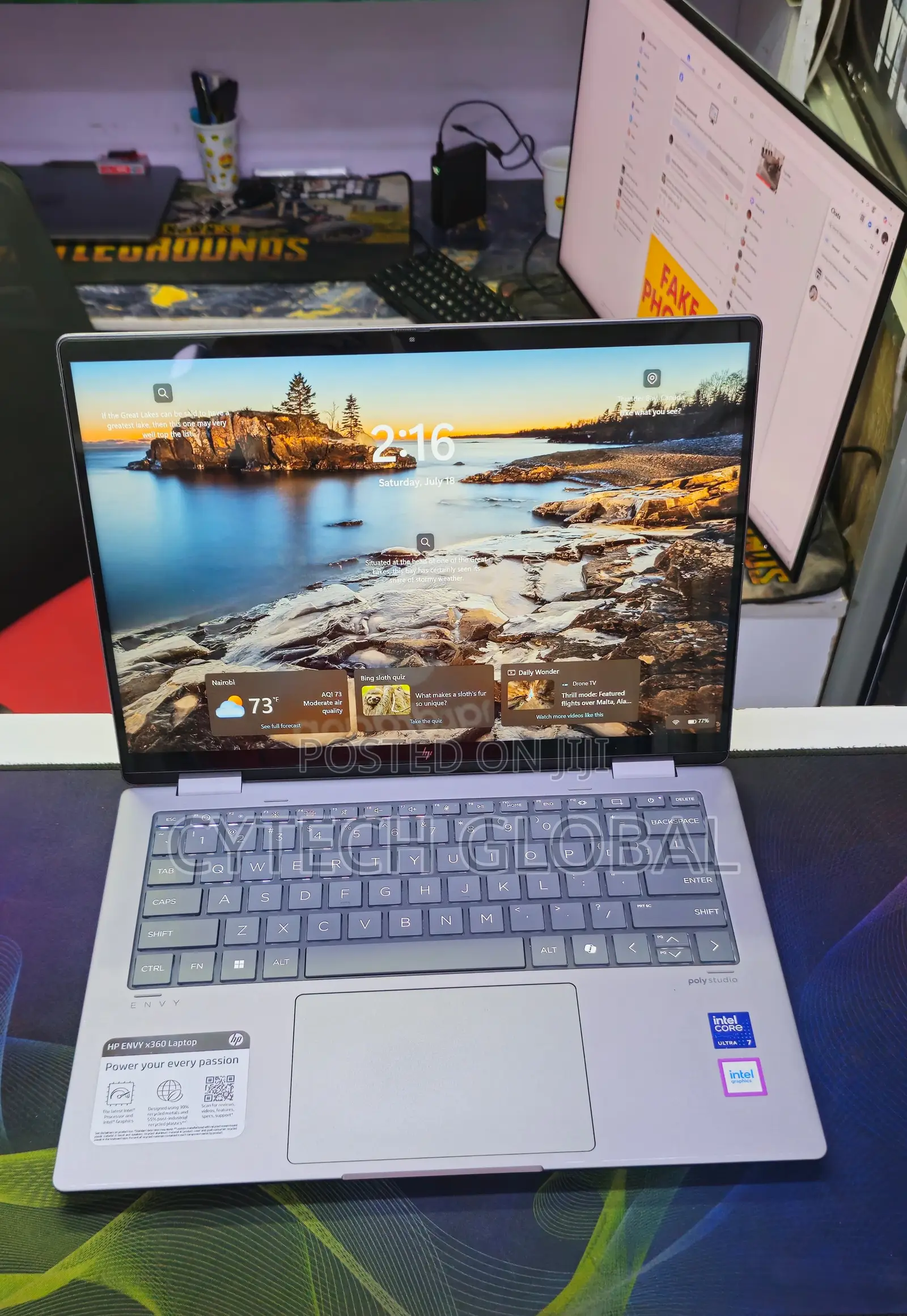 New Laptop HP Envy x360 16GB Intel Core Ultra 7 SSD 512GB